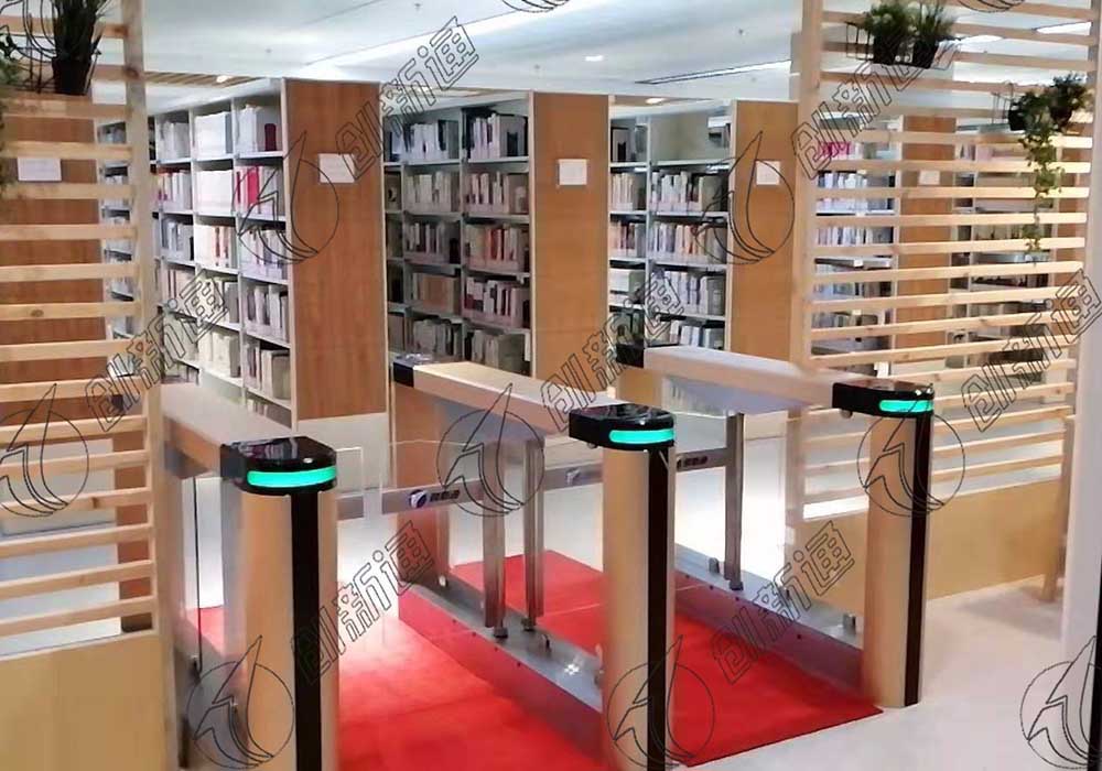 南京浦口區(qū)圖書(shū)館創(chuàng)新通模具速通閘案例